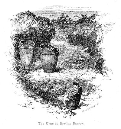 The Urns in Bratley Barrow by Walter Crane